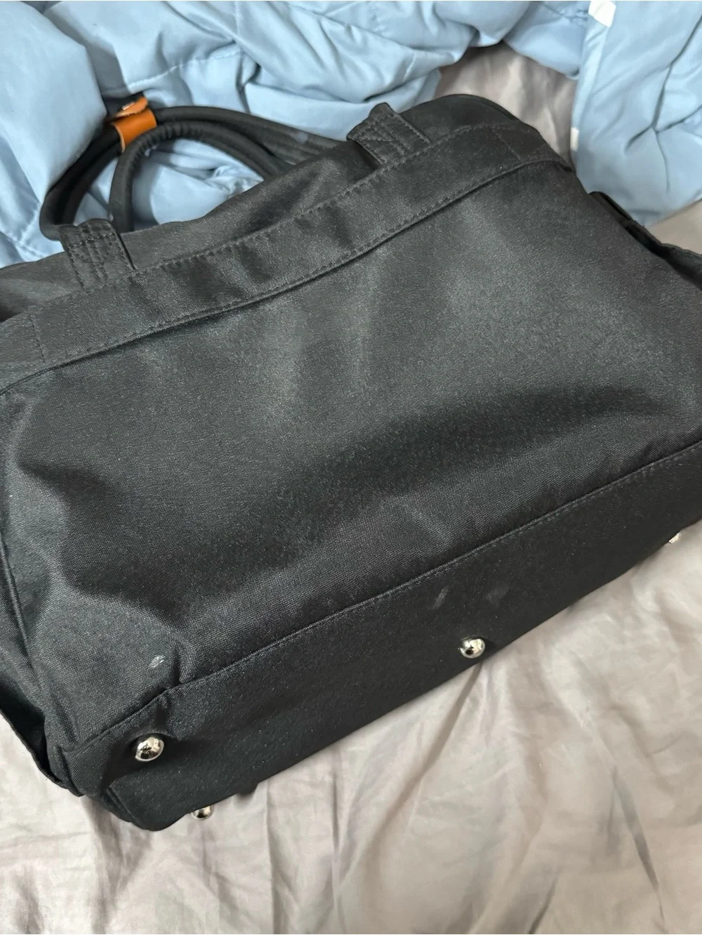 Black diaper bag